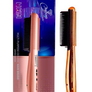 New in Box❤️Rose Gold Electroplated Multipurpose Ceramic Hair Brush